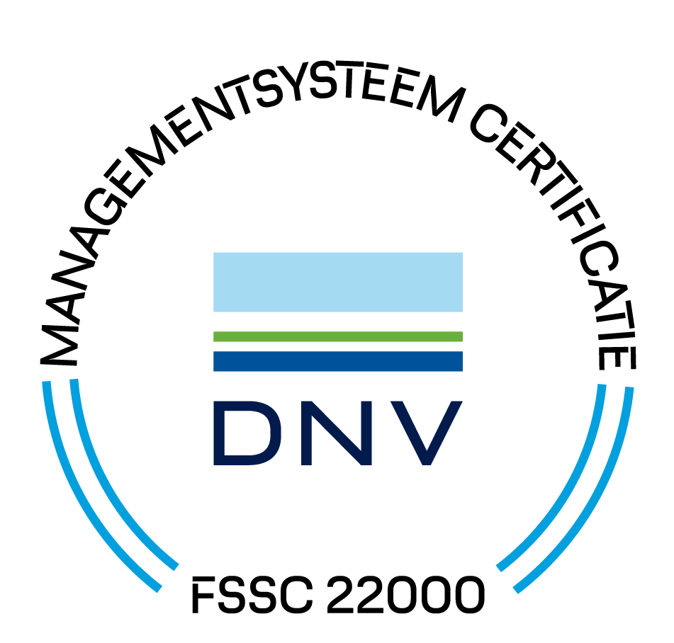 Pomona's kwaliteitssysteem is gecertificeerd volgens de norm van FSSC-22000